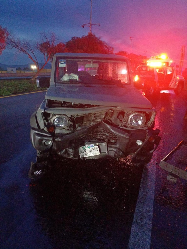 Jimny crash scene